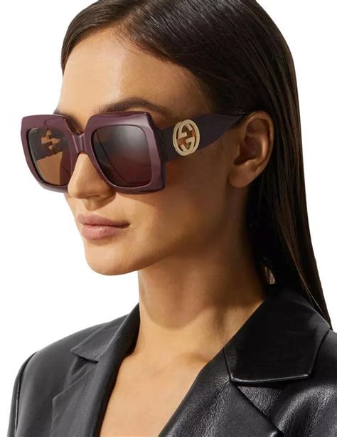 Gucci GG1022S 54 Brown & Brown Sunglasses.